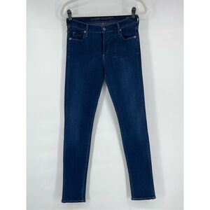 Citizens of Humanity Avedon Slick Skinny Leg Dark Wash Denim Size 32 Stretch EUC